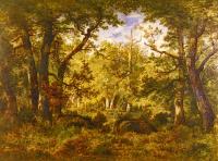 Diaz De La Pena, Narcisse-Virgile - A Sunlit Clearing In The Forest At Fontainbleau